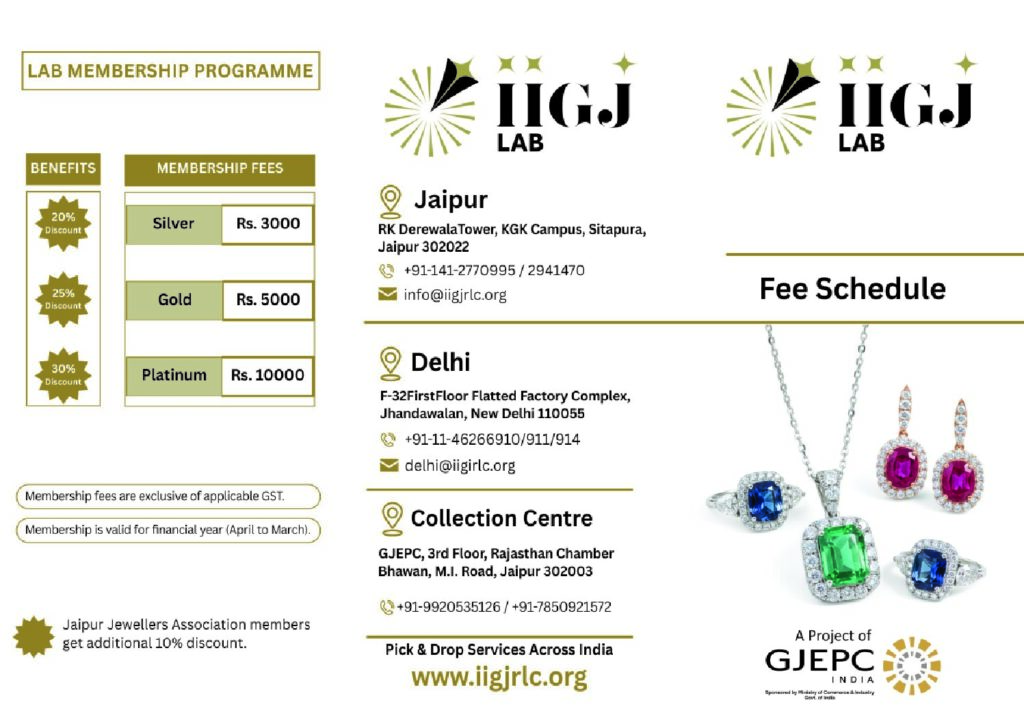 Fee Schedule_IIGJ LAB